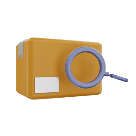 Search Package  3D Icon