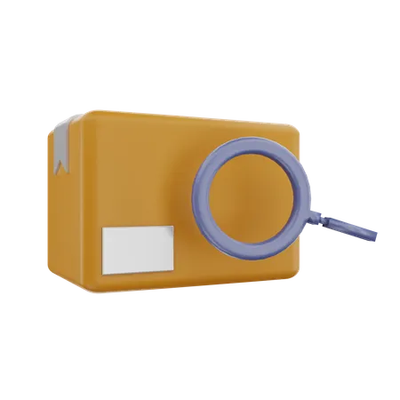 Search Package  3D Icon