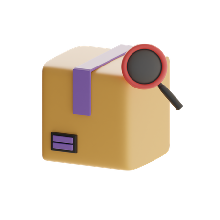 Search Package  3D Icon