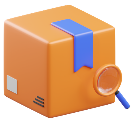 Search Package  3D Icon