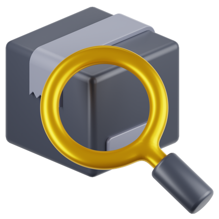 Search Package  3D Icon