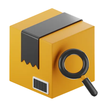 Search Package  3D Icon