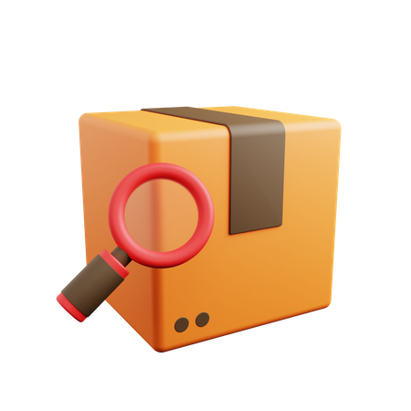 Search Package  3D Icon