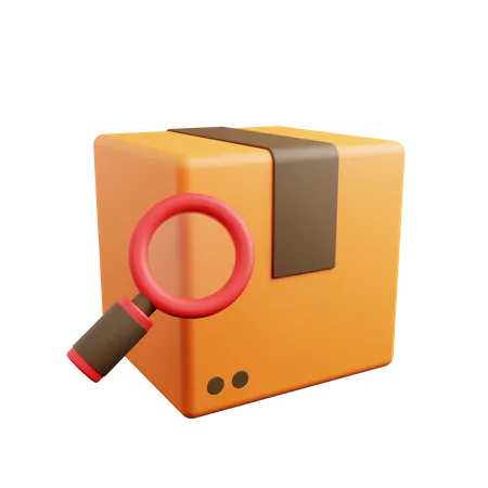 Search Package  3D Icon