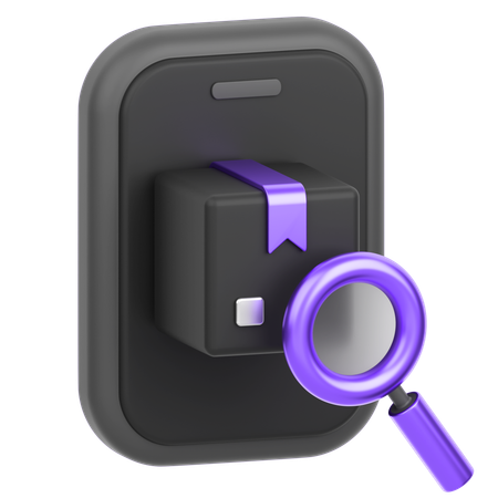 Search Package  3D Icon