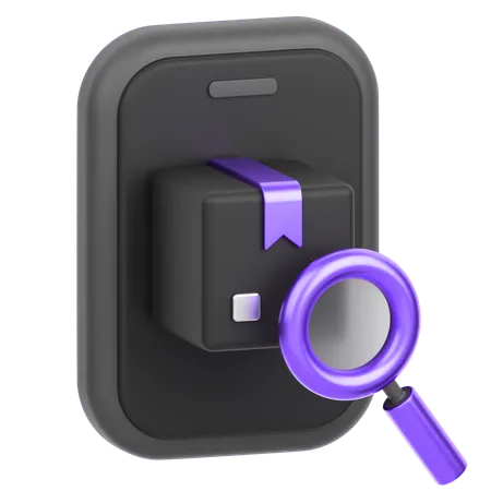 Search Package  3D Icon
