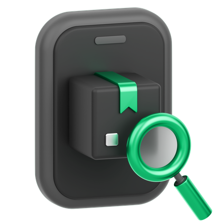 Search Package  3D Icon