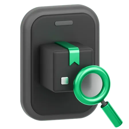 Search Package  3D Icon