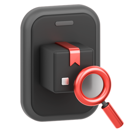 Search Package  3D Icon