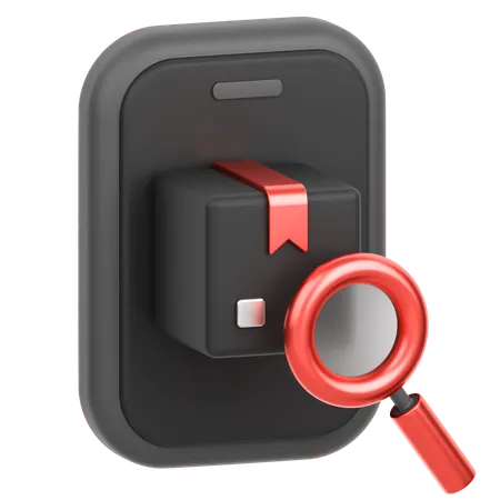 Search Package  3D Icon