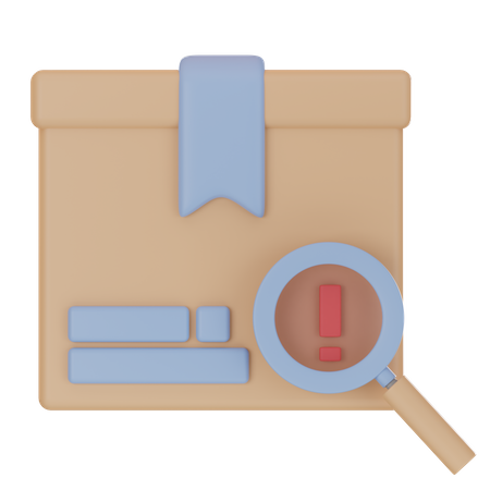 Search Package  3D Icon