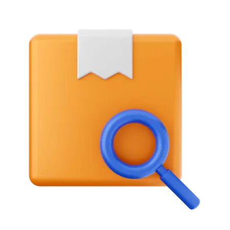 Search Package  3D Icon