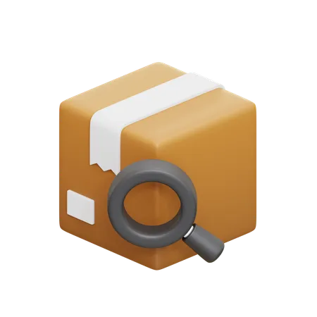 Search Package  3D Icon