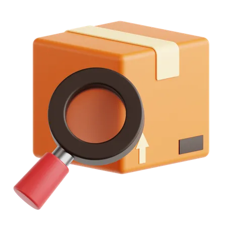 Search Package  3D Icon