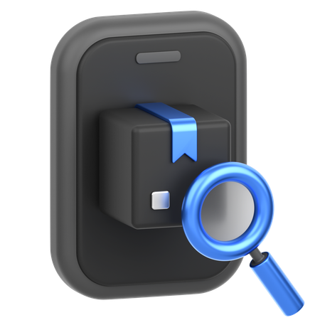 Search Package  3D Icon