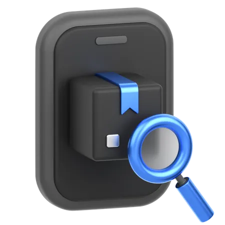Search Package  3D Icon