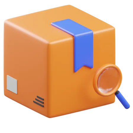 Search Package 3 D Icon 3D Icon