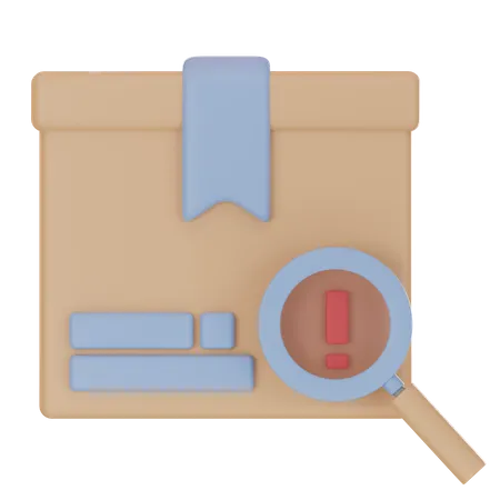 Finding Package 3 D Icon 3D Icon