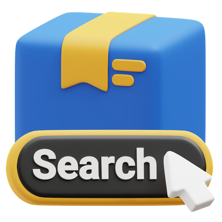 Search Packages  3D Icon