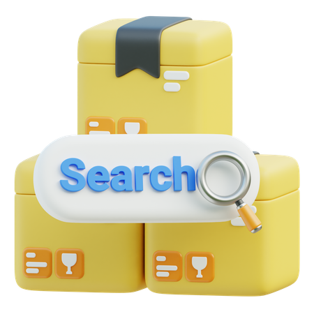 Search Packages  3D Icon