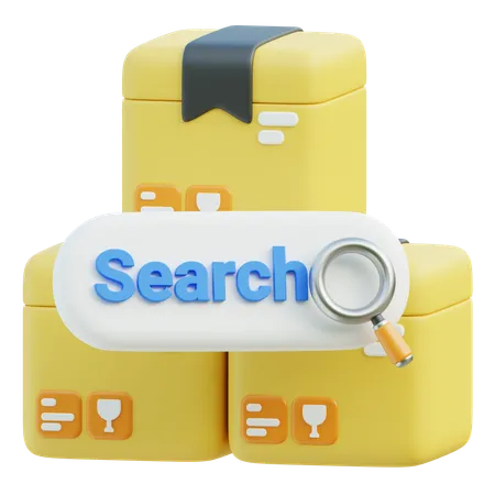 Search Packages  3D Icon