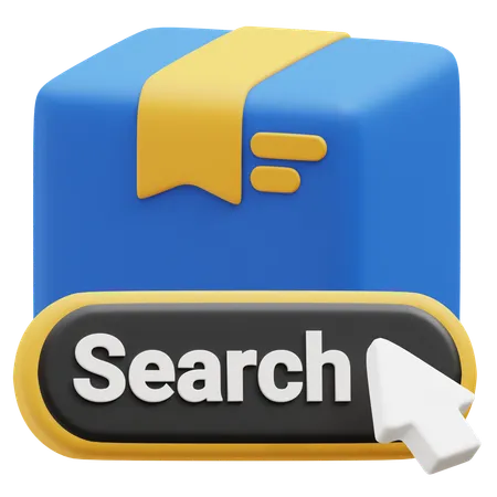 Search Packages  3D Icon