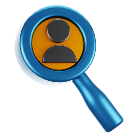 Search Person  3D Icon