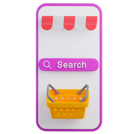 Search product  3D Icon