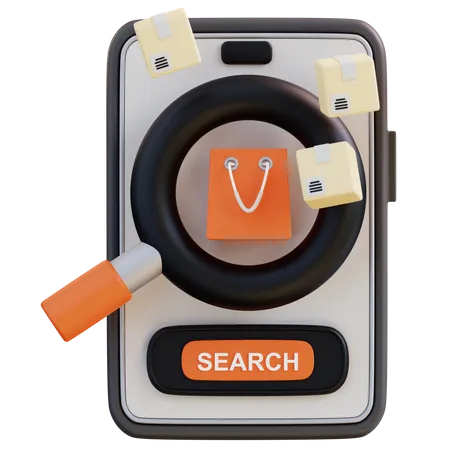 Search Product  3D Icon