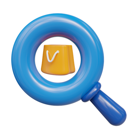 Search Product  3D Icon