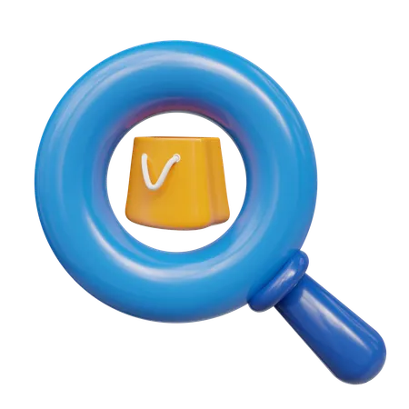 Search Product  3D Icon