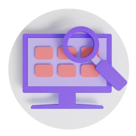 Search product  3D Icon