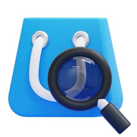 Search Product  3D Icon