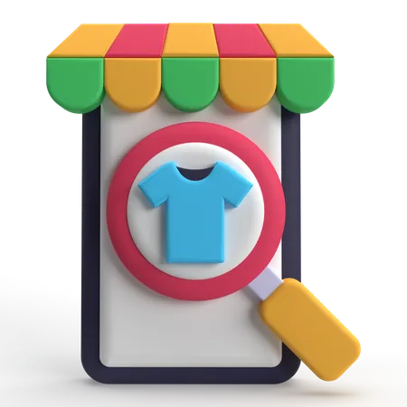 Search Product  3D Icon