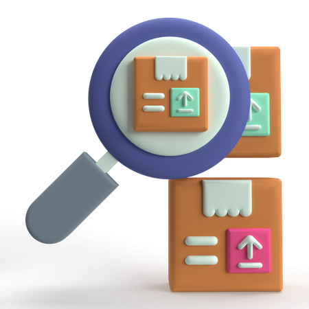 Search Product  3D Icon