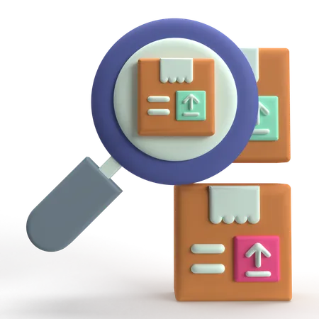 Search Product  3D Icon