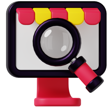 Search Product  3D Icon