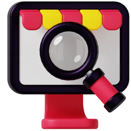 Search Product  3D Icon