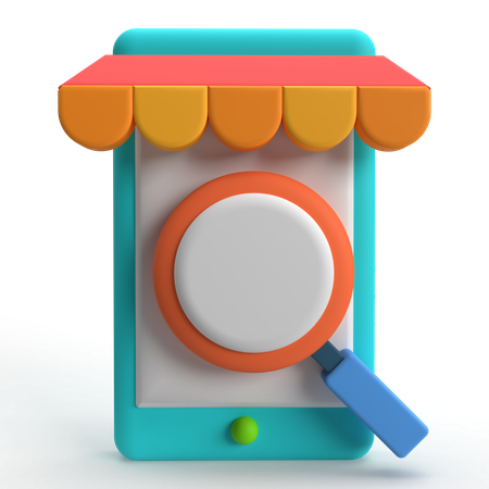 Search Product  3D Icon