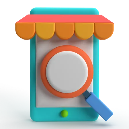 Search Product  3D Icon