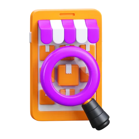 Search Product  3D Icon