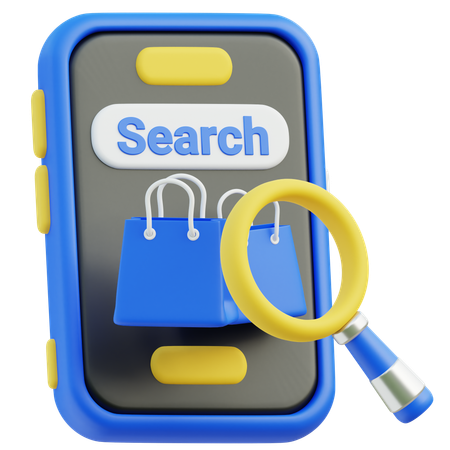 Search Product  3D Icon