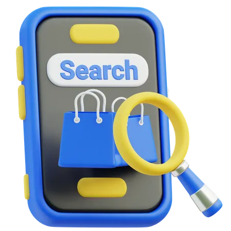 Search Product  3D Icon