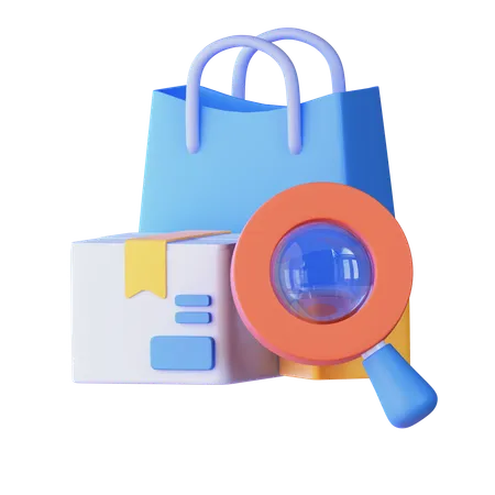 Search Product  3D Icon