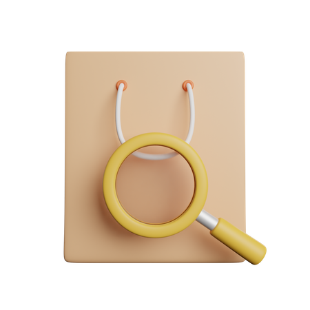 Search Product  3D Icon