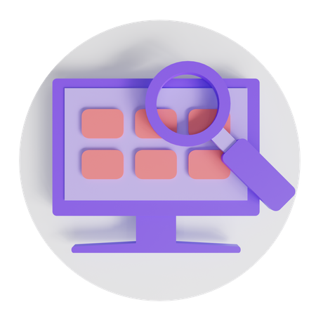 Search product  3D Icon