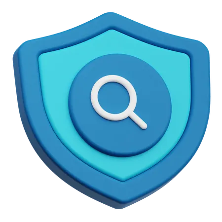 Search Protection  3D Icon