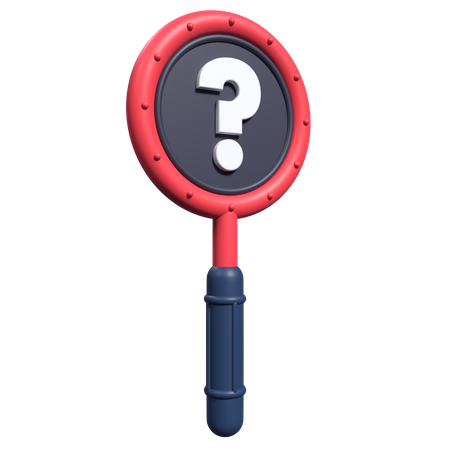 Search Question  3D Icon