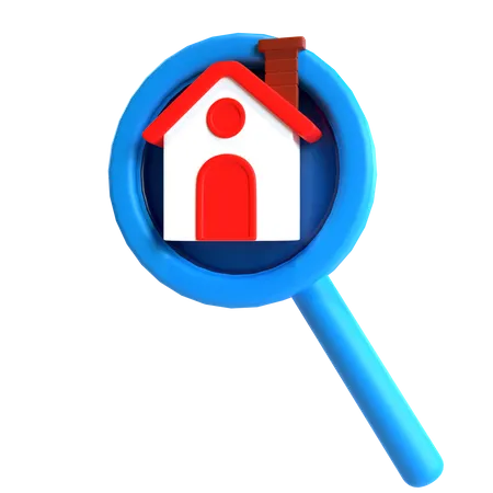 Search Real Estate  3D Icon