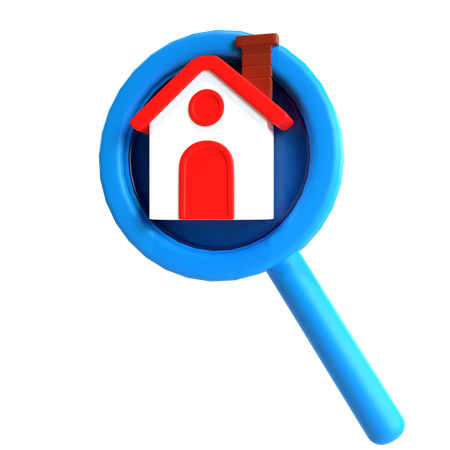 Search Real Estate  3D Icon